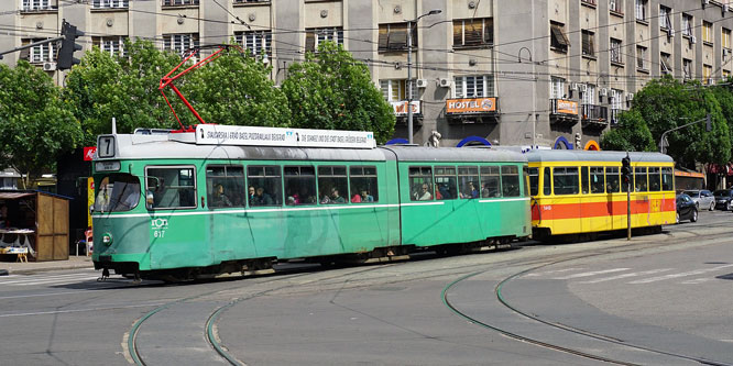 Belgrade ex-Basel Be4/6 Tram - www.spimplonpc.co.uk - Photo: ©Ian Boyle 17th May 2016