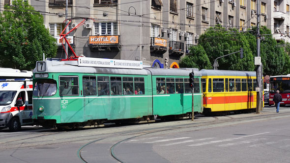 Belgrade ex-Basel Be4/6 Tram - www.spimplonpc.co.uk - Photo: ©Ian Boyle 17th May 2016