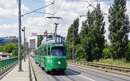 Belgrade ex-Basel Be4/6 Tram - www.spimplonpc.co.uk - Photo: ©Ian Boyle 17th May 2016