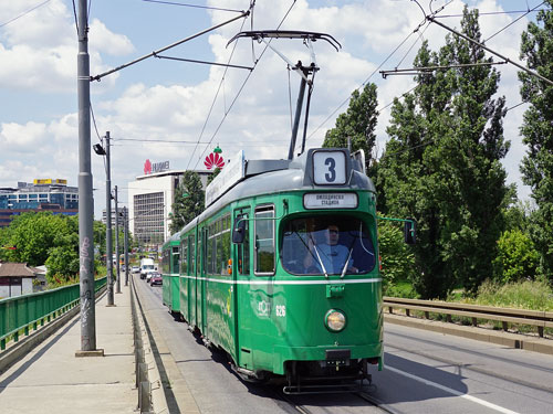 Belgrade ex-Basel Be4/6 Tram - www.spimplonpc.co.uk - Photo: ©Ian Boyle 17th May 2016