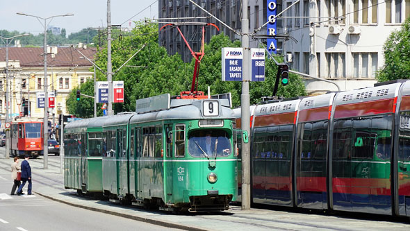 Belgrade ex-Basel Be4/6 Tram - www.spimplonpc.co.uk - Photo: ©Ian Boyle 17th May 2016