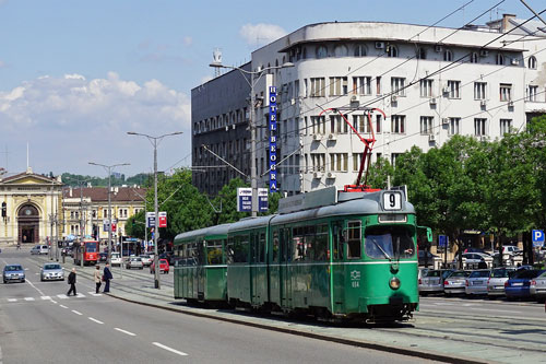 Belgrade ex-Basel Be4/6 Tram - www.spimplonpc.co.uk - Photo: ©Ian Boyle 17th May 2016