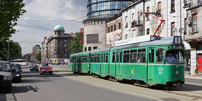 Belgrade ex-Basel Be4/6 Tram - www.spimplonpc.co.uk - Photo: ©Ian Boyle 17th May 2016