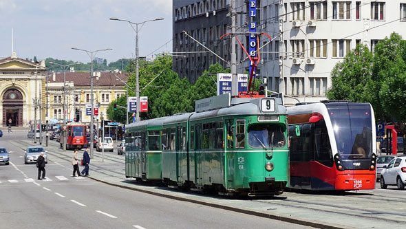 Belgrade ex-Basel Be4/6 Tram - www.spimplonpc.co.uk - Photo: ©Ian Boyle 17th May 2016