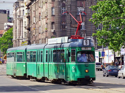 Belgrade ex-Basel Be4/6 Tram - www.spimplonpc.co.uk - Photo: ©Ian Boyle 17th May 2016