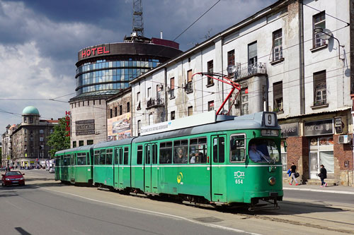 Belgrade ex-Basel Be4/6 Tram - www.spimplonpc.co.uk - Photo: ©Ian Boyle 17th May 2016