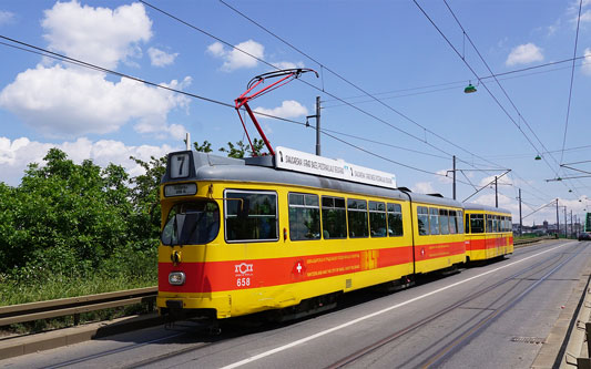 Belgrade ex-Basel Be4/6 Tram - www.spimplonpc.co.uk - Photo: ©Ian Boyle 17th May 2016