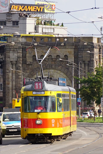 Belgrade ex-Basel Be4/6 Tram - www.spimplonpc.co.uk - Photo: ©Ian Boyle 17th May 2016