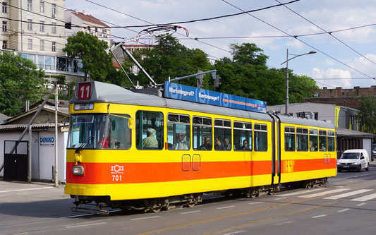 Belgrade ex-Basel Be4/6 Tram - www.spimplonpc.co.uk - Photo: ©Ian Boyle 17th May 2016