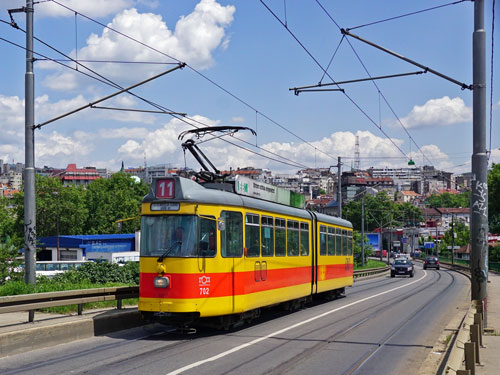 Belgrade ex-Basel Be4/6 Tram - www.spimplonpc.co.uk - Photo: ©Ian Boyle 17th May 2016