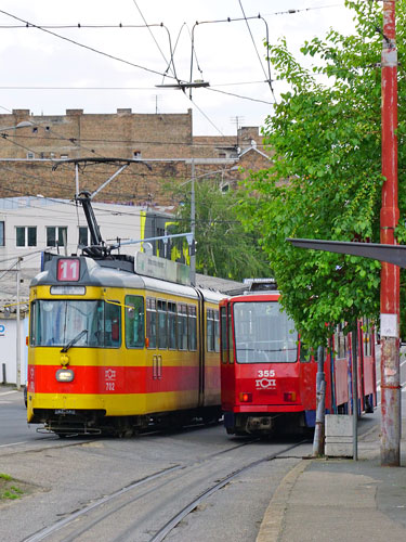 Belgrade ex-Basel Be4/6 Tram - www.spimplonpc.co.uk - Photo: ©Ian Boyle 17th May 2016