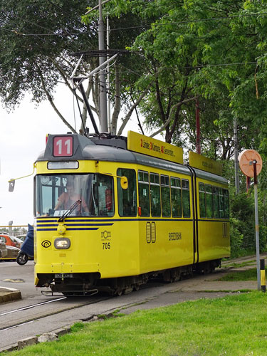 Belgrade ex-Basel Be4/6 Tram - www.spimplonpc.co.uk - Photo: ©Ian Boyle 17th May 2016