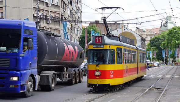 Belgrade ex-Basel Be4/6 Tram - www.spimplonpc.co.uk - Photo: ©Ian Boyle 17th May 2016