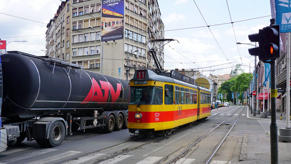 Belgrade ex-Basel Be4/6 Tram - www.spimplonpc.co.uk - Photo: ©Ian Boyle 17th May 2016