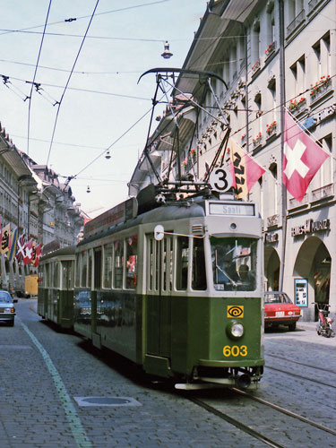 Bern Swiss Standard Tram - www.simplonpc.co.uk - Photo: ©1985 Ian Boyle