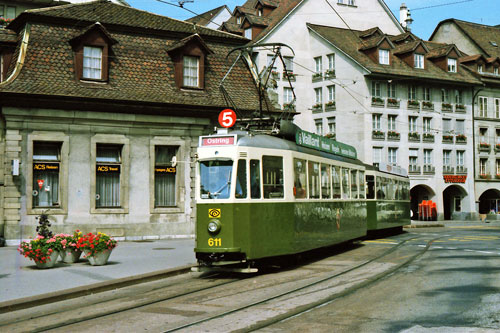 Bern Swiss Standard Tram - www.simplonpc.co.uk - Photo: ©1985 Ian Boyle