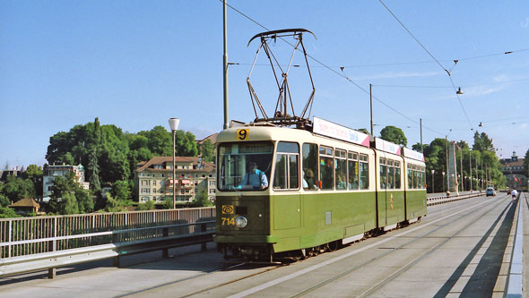 Bern Be8/8 Tram - www.simplonpc.co.uk - Photo: ©1988 Ian Boyle