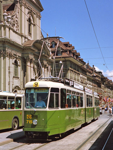 Bern Be8/8 Tram - www.simplonpc.co.uk - Photo: ©1988 Ian Boyle