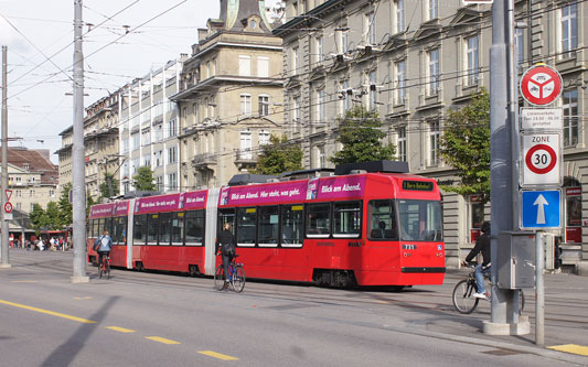 Bern Be4/8 Tram - www.simplonpc.co.uk - Photo: ©1988 Ian Boyle