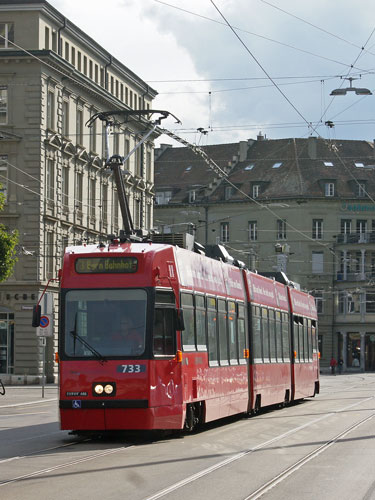 Bern Be4/8 Tram - www.simplonpc.co.uk - Photo: ©1988 Ian Boyle