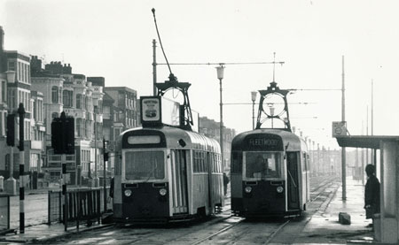 BLACKPOOL TRAMS - Photo: ©1976 Ian Boyle - www.simplompc.co.uk - Simplon Postcards