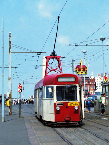 BLACKPOOL TRAMS - Photo: ©1981 Ian Boyle - www.simplompc.co.uk - Simplon Postcards