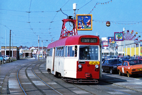 BLACKPOOL TRAMS - Photo: ©1981 Ian Boyle - www.simplompc.co.uk - Simplon Postcards