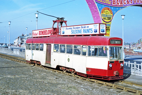 BLACKPOOL TRAMS - Photo: ©1983 Ian Boyle - www.simplompc.co.uk - Simplon Postcards