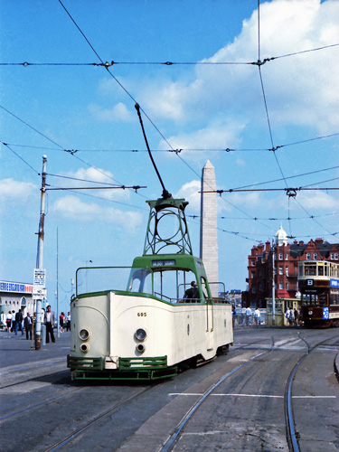 BLACKPOOL TRAMS - Photo: ©1981 Ian Boyle - www.simplompc.co.uk - Simplon Postcards