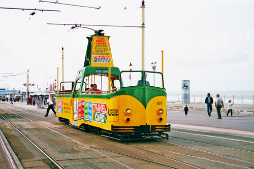 BLACKPOOL TRAMS - Photo: ©1986 Ian Boyle - www.simplompc.co.uk - Simplon Postcards