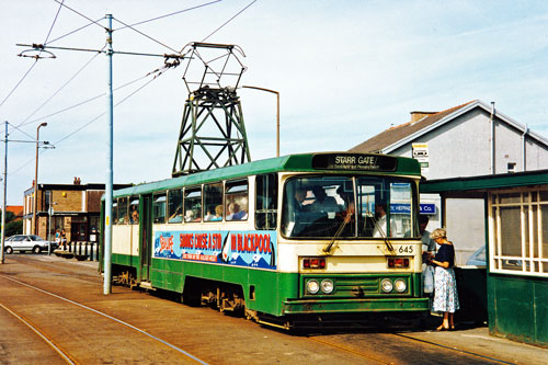 BLACKPOOL TRAMS - Photo: ©1993 Ian Boyle - www.simplompc.co.uk - Simplon Postcards