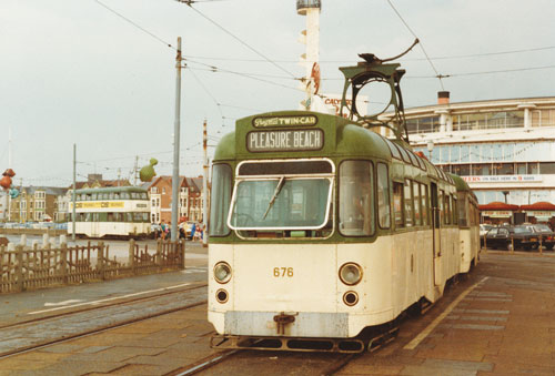 BLACKPOOL TRAMS - Photo: ©1983 Ian Boyle - www.simplompc.co.uk - Simplon Postcards