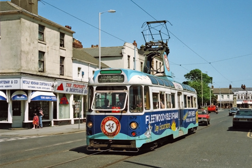 BLACKPOOL TRAMS - Photo: ©1993 Ian Boyle - www.simplompc.co.uk - Simplon Postcards