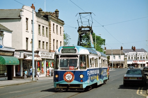 BLACKPOOL TRAMS - Photo: ©1993 Ian Boyle - www.simplompc.co.uk - Simplon Postcards