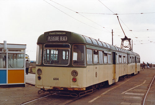 BLACKPOOL TRAMS - Photo: ©1983 Ian Boyle - www.simplompc.co.uk - Simplon Postcards