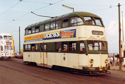 BLACKPOOL TRAMS - Photo: ©1983 Ian Boyle - www.simplompc.co.uk - Simplon Postcards