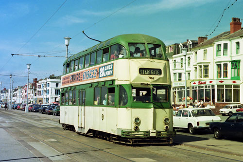 BLACKPOOL TRAMS - Simplon Postcards - www.simplonpc.co.uk - Simplon Postcards