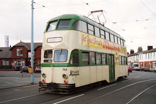 BLACKPOOL TRAMS - Simplon Postcards - www.simplonpc.co.uk - Simplon Postcards