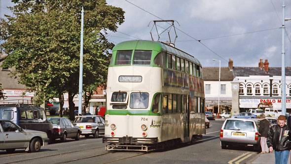 BLACKPOOL TRAMS - Simplon Postcards - www.simplonpc.co.uk - Simplon Postcards