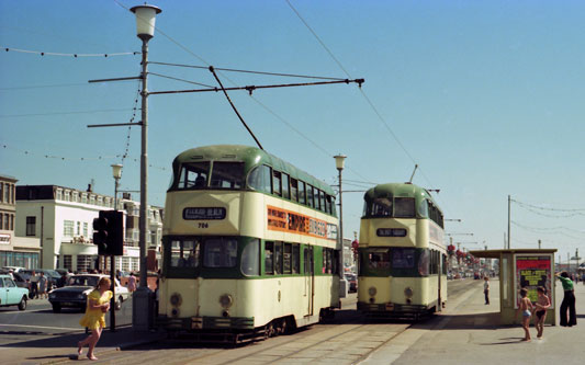 BLACKPOOL TRAMS - Simplon Postcards - www.simplonpc.co.uk - Simplon Postcards