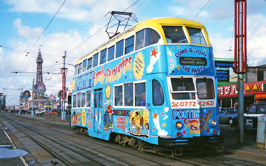 BLACKPOOL TRAMS - Simplon Postcards - www.simplonpc.co.uk - Simplon Postcards