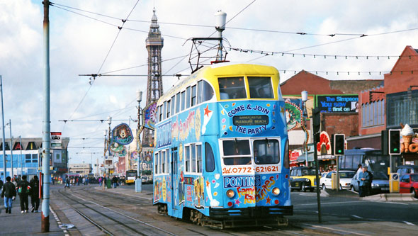 BLACKPOOL TRAMS - Simplon Postcards - www.simplonpc.co.uk - Simplon Postcards