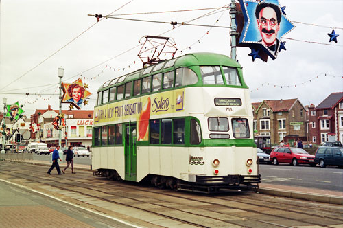 BLACKPOOL TRAMS - Simplon Postcards - www.simplonpc.co.uk - Simplon Postcards