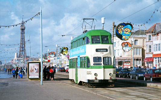 BLACKPOOL TRAMS - Simplon Postcards - www.simplonpc.co.uk - Simplon Postcards