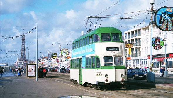 BLACKPOOL TRAMS - Simplon Postcards - www.simplonpc.co.uk - Simplon Postcards