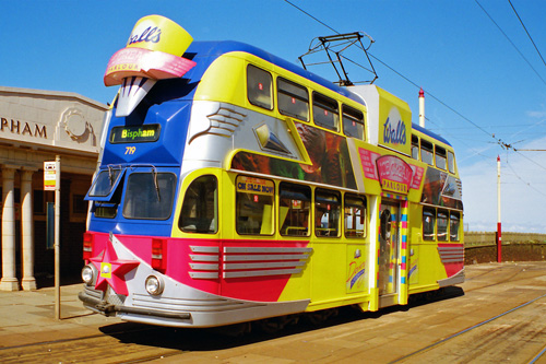 BLACKPOOL TRAMS - Simplon Postcards - www.simplompc.co.uk - Simplon Postcards