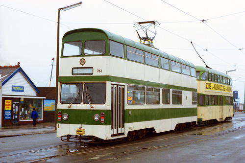 BLACKPOOL TRAMS - Photo: ©1983 Ian Boyle - www.simplompc.co.uk - Simplon Postcards