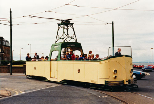 BLACKPOOL TRAMS - Photo: ©1986 Ian Boyle - www.simplompc.co.uk - Simplon Postcards