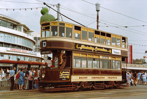 BLACKPOOL TRAMS - Photo: ©1981 Ian Boyle - www.simplompc.co.uk - Simplon Postcards