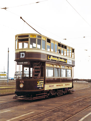 BLACKPOOL TRAMS - Photo: ©1981 Ian Boyle - www.simplompc.co.uk - Simplon Postcards